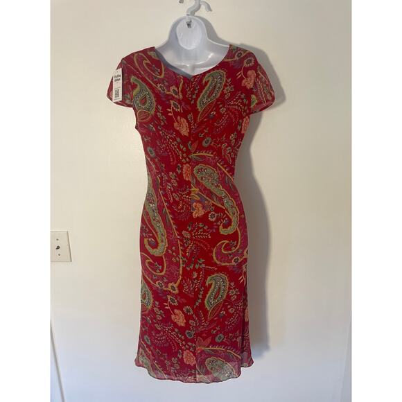 Vintage 90s Y2K red ruffle boho dress | MEDIUM - Picture 8 of 8